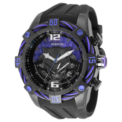 Invicta Men's Chrono Watch - Marvel Black Panther Gunmetal, Purple, Black Dial | 35121