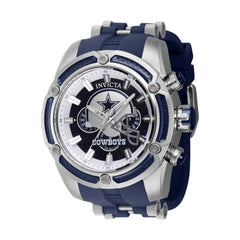 Invicta Men's Chrono Watch - NFL Dallas Cowboys Blue and Silver Tone Strap | 41865