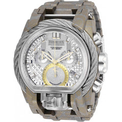 Invicta Men's Chrono Watch - Reserve Bolt Zeus Silver Tone Dial Bracelet | 26438