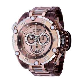 Invicta Men's Chrono Watch - Reserve Flying Fox Rose Gold, Silver