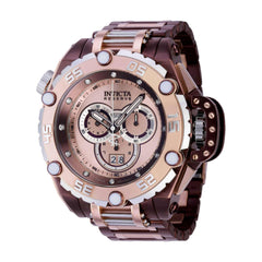 Invicta Men's Chrono Watch - Reserve Flying Fox Rose Gold, Silver, Brown Dial | 39550