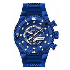 Invicta Men's Chrono Watch - S1 Rally Quartz Blue Steel and Rubber Strap | 40755
