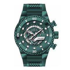 Invicta Men's Chrono Watch - S1 Rally Quartz Green Steel and Rubber Strap | 40753