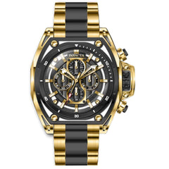 Invicta Men's Chrono Watch - S1 Rally Two Tone Yellow Gold and Black Bracelet | 39154