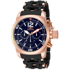 Invicta Men's Chrono Watch - Sea Spider Rose Gold Case Blue Dial TT Bracelet | 14865