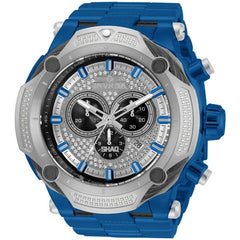 Invicta Men's Chrono Watch - Shaq Diamond Blue IP Stainless Steel Bracelet | 33672