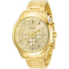 Invicta Men's Chrono Watch - Specialty Gold Tone Dial Yellow Gold Bracelet | 30984
