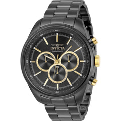 Invicta Men's Chrono Watch - Specialty Grey Dial Gunmetal Bracelet | 29165