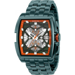 Invicta Men's Chrono Watch - Speedway Quartz Green Stainless Steel Bracelet | 35449