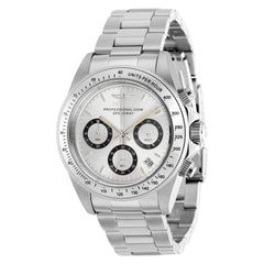 Invicta Men's Chrono Watch - Speedway Silver Tone Stainless Steel Bracelet | 37167