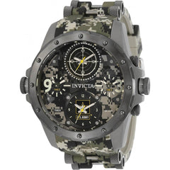 Invicta Men's Chrono Watch - U.S. Army Two Tone Camouflage and Gunmetal Strap | 31967