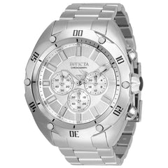 Invicta Men's Chrono Watch - Venom Silver Tone Dial Stainless Steel Bracelet | 33749