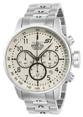 Invicta Men's Chronograph Stainless Steel Watch - S1 Rally Quartz Beige Dial | 23077