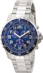 Invicta Men's Chronograph Stainless Steel Watch - Specialty Quartz Blue Dial | 6621