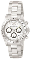Invicta Men's Chronograph Stainless Steel Watch - Speedway Quartz White Dial | 9211