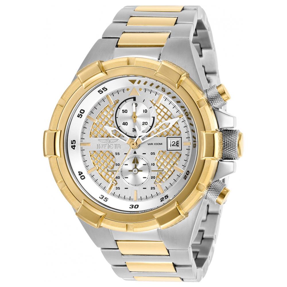 Invicta Gold and Silver Chronograph Watch NIB NIB Invicta 49496 TI-22 Men main image 2