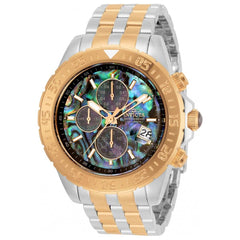 Invicta Men's Chronograph Watch - Aviator Silver and Rose Gold Tone Bracelet | 33577