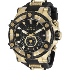 Invicta Men's Chronograph Watch - Bolt Black Dial Two Tone Strap | 30040