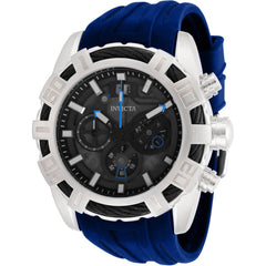 Invicta Men's Chronograph Watch - Bolt Charcoal and Transparent Dial Strap | 30299