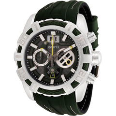 Invicta Men's Chronograph Watch - Bolt Green and Transparent Dial Strap | 30298