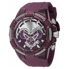 Invicta Men's Chronograph Watch - Bolt Light Purple and Silver Dial Strap | 40672