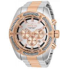 Invicta Men's Chronograph Watch - Bolt Quartz Black, Silver and Rose Gold Dial | 31438