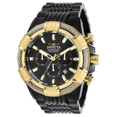 Invicta Men's Chronograph Watch - Bolt Quartz Black Stainless Steel Bracelet | 29032