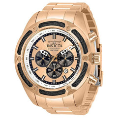 Invicta Men's Chronograph Watch - Bolt Quartz Rose Gold Steel Bracelet | 31440