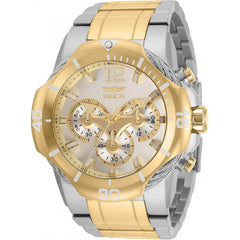 Invicta Men's Chronograph Watch - Bolt White Dial Two Tone Bracelet | 31163