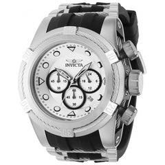 Invicta Men's Chronograph Watch - Bolt Zeus Black and Silver Tone Strap | 37188