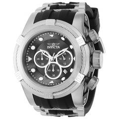 Invicta Men's Chronograph Watch - Bolt Zeus Quartz Black Dial Strap | 37189