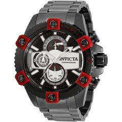 Invicta Men's Chronograph Watch - Coalition Forces Black Steel Bracelet | 31421