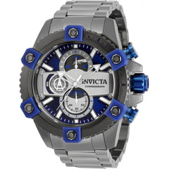 Invicta Men's Chronograph Watch - Coalition Forces Gunmetal Steel Bracelet | 31422