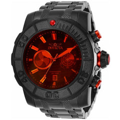 Invicta Men's Chronograph Watch - Coalition Forces Red Dial Black Bracelet | 29934