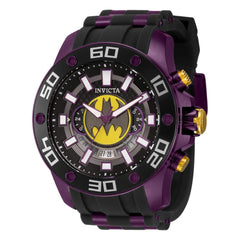 Invicta Men's Chronograph Watch - DC Comics Batman Purple and Black Strap | 43596