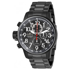 Invicta Men's Chronograph Watch - I-Force Black Stainless Steel Bracelet | 28746