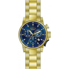 Invicta Men's Chronograph Watch - I-Force Blue Dial Yellow Gold Bracelet | 31637