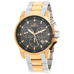 Invicta Men's Chronograph Watch - I-Force Gunmetal Dial Two Tone Bracelet | 31635