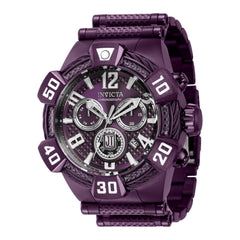 Invicta Men's Chronograph Watch - Jason Taylor Quartz Purple Dial Bracelet | 40431