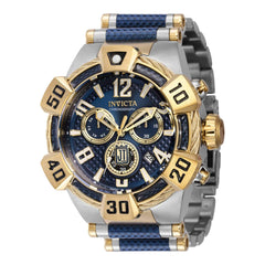 Invicta Men's Chronograph Watch - Jason Taylor Yellow Gold and Blue Bezel | 40425