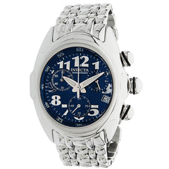 Invicta Men's Chronograph Watch - Lupah Blue Dial Silver Tone Bracelet | 31410