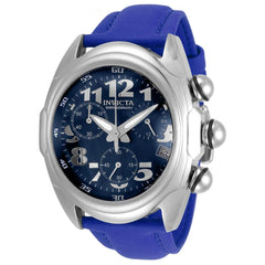 Invicta Men's Chronograph Watch - Lupah Japanese Quartz Blue Rubber Strap | 31405