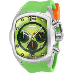 Invicta Men's Chronograph Watch - Lupah Quartz Light Green Silicone Strap | 36967