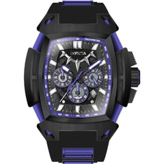 Invicta Men's Chronograph Watch - Marvel Black Panther Silicone Rubber Strap | 37612