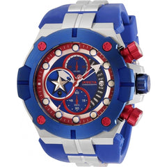 Invicta Men's Chronograph Watch - Marvel Blue Dial Two Tone Strap | 30313