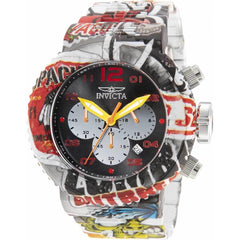 Invicta Men's Chronograph Watch - Pro Diver Black and Silver Dial Bracelet | 39058