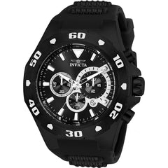 Invicta Men's Chronograph Watch - Pro Diver Black Dial Strap | 24684