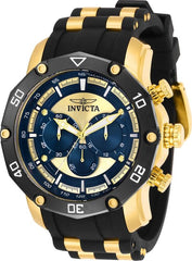 Invicta Men's Chronograph Watch - Pro Diver Blue & Gold Dial | 30079
