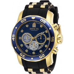 Invicta Men's Chronograph Watch - Pro Diver Blue Dial Two Tone Strap | 28723