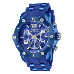 Invicta Men's Chronograph Watch - Pro Diver Quartz Blue Dial Silicone Strap | 40803